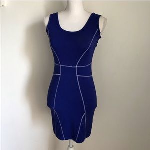 MOSCHINO dress sleeveless blue